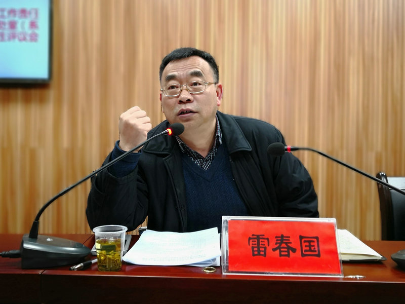 我校对2017年党总支书记履行基层党建工作责任述职评议