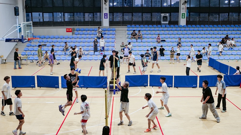 青春扣球，热血上场！湘南幼专气排球赛燃动夏日